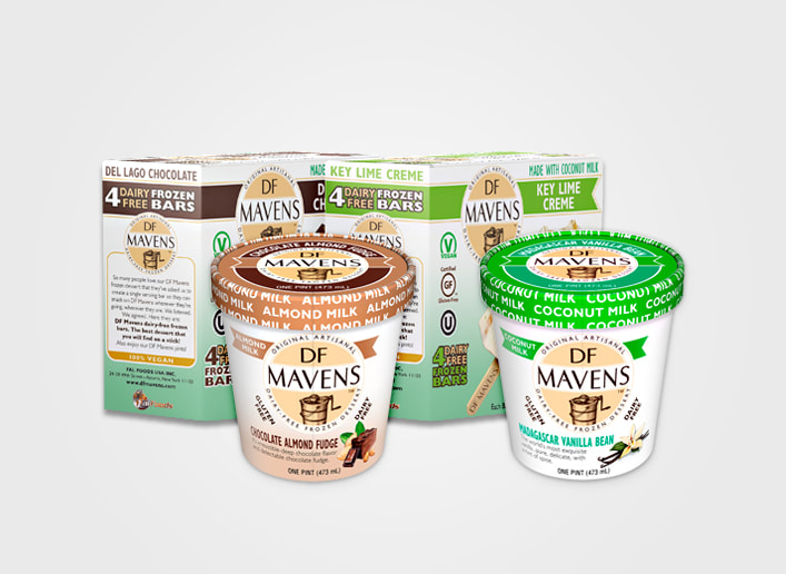 DF Mavens Ice Cream (Container & Box Designs)