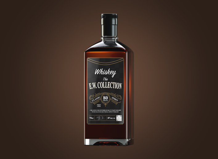 The E.W. Collection Whiskey (Bottle Label)